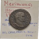Ancient Rome AD 286-305 MAXIMIANUS HERCULIUS RADIATUS FOLLIS ALEXANDRIA