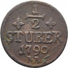 1790  Jülich Berg Large 1/2 Stüber