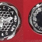 1980 Malta Proof Scalloped 3 Mils, Bee and honeycomb
