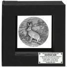 Rare 2015 Niue Large 1 OZ Antique.Silver $2 Mountain Hare-Mintage 999