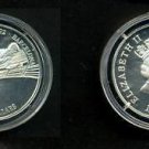 1990 Cook Is  Silver Proof $10 Olympics Runner