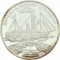 2000 Benin Large Silver  Proof 1000 fr  Invention- Steam Ship-toned