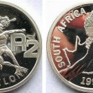 1992 South Africa Large Silver 1 OZ Proof 2 Ra Barcelona Olympics Athletes/Torch