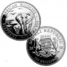 2015 Somalia Large 1 oz .999 Silver 100 shillings-Elephant