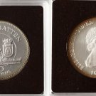 1980 Turks Caicos Large Silver Proof 10 crowns Lord Mountbatten