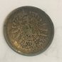1874 G Germany Silver 1 mark