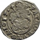 1617 Hungary Silver Denar-King Mathias-Habsburg Dynasty;Virgin Mary,Nice #3