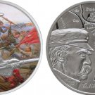 2010 Poland Large Silver  Color Proof 20 ZL 1920 Warsaw Battle/Pilsudski