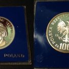 1979 Poland Silver Proof  100 Zl-Henryk Wieniawski-Famous Violinist