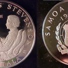 1969 West Samoa Large PROOF 1 Tala -Robert Louis Stevenson