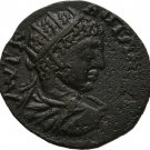 Ancient Rome AD 218-222 SELEUCIS PIERIA ELAGABAL RAPHANEA EAGLE BULL