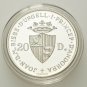 1984 Andorra Large Proof Silver 20 Diners Olympic Shooting Los Angeles