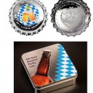 2016 Palau Proof Silver color $1 Bavarian Beer Cap- nice Box