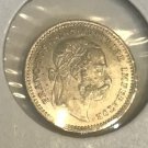 1872 A Austria  silver  10 kreuzer BU