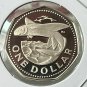 1974 Barbados Septagonal Proof $1-Flying Fish