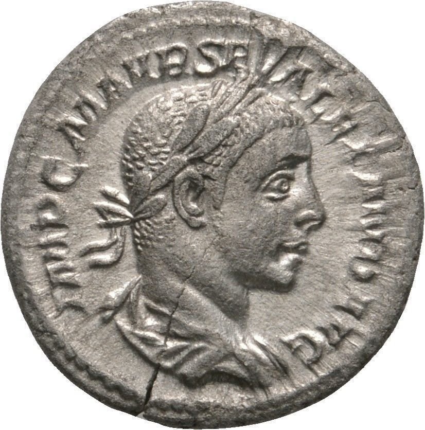 Ancient Rome Severus Alexander AD 224 SILVER DENARIUS Mars -Nice