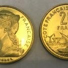 1965 French Somalia 20 francs- Nike/Sailing boat/Ship