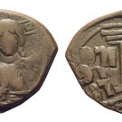 Ancient Byzantine 1028-1034 Romanus III Follis Christ #9
