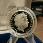 2000 Australia Large Color Silver Proof $1-HMAS Sydney II WW2 Ship-Nice Gift Box