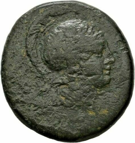 Ancient Greece 2 Cent.BC MYSIA PERGAMON ATHENA HELMET WINGS NIKE #3
