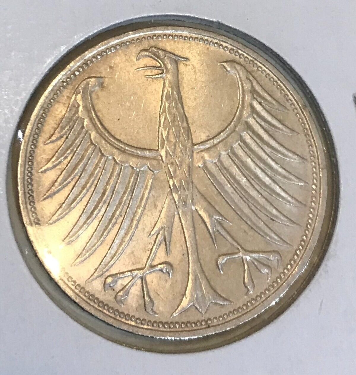 1966 F Germany Large Silver 5 marks