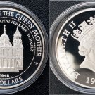 Cook Is 1995 Large Silver  $5 London St.Paul Cathedral/ Queen Mother