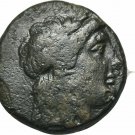 Ancient Greece 3 Cent BC  Apollo head /Eagle/cntrstmp AE