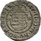 1612 Hungary Silver Denar-King Mathias-Habsburg Dynasty;Virgin Mary,#3-nice