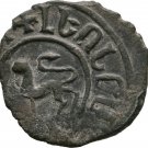 Armenia(Cilicia) 1270-1289 LEVON II COPPER KARDEZ LION CROSS stars AE #2