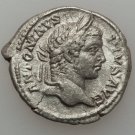 Ancient Rome AD 198-217 Caracalla Silver Denarius Liberty standing