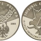 2001 Poland Silver Proof  10 Zl-Constitutional Court