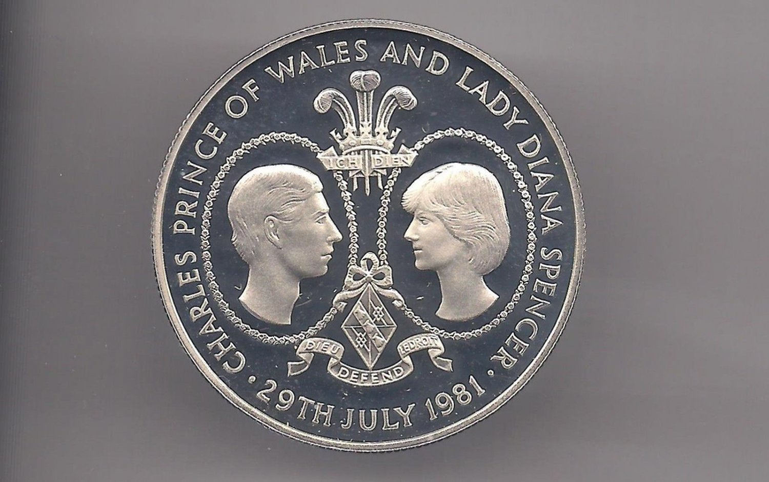 1981 Tristan Da Cunha Large Silver  Proof 25 P Charles/Diana Wedding