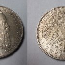 1911 Bavaria Germany Silver 2 Mark- Luitpold-Toned UNC