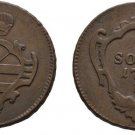 Rare 1799 K GORIZIA (Ausrian Italy) 2 Soldi-Nice