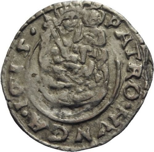 1615 Hungary Silver Denar-King Mathias-Habsburg Dynasty;Virgin Mary#2