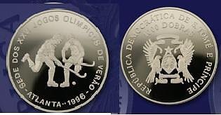 1996 St.Thomas Lrg Proof 1000D USA Olympic Field Hockey