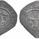 1296-1337 SICILY Italy Crusaders MESSINA Federico III DENARO King/CROSS