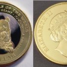 2009 Fiji Large Color Goldplated $1 Panda