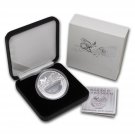 Rare Fiji 2012 Large Silver Proof 1$ Nature-Smoky Quartz-mintage 1000/Box