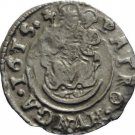 1615 Hungary Silver Denar-King Mathias-Habsburg Dynasty;Virgin Mary