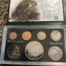 1986 New Zealand Proof 7 Coin Set -original packaging