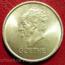 Rare 1932 A Germany Weimar  Rep Silver 3 marks Goethe- Super Nice #1