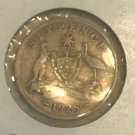 1928 Australia  silver 6 Pence
