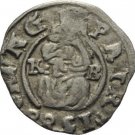 1588 Hungary Silver Denar- King Rudolph -Habsburg Dynasty; Virgin Mary