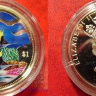 2001 Solomon Is Large Color Proof $1 Tropical Fish