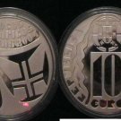 2004 Portugal Large Silver Proof 10 Euro- Olympic