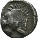 Ancient Greece 480-400 BC Mysia Cyzicus Silver Hemiobol Lion Boar Tunny