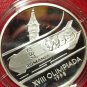 1998 Romania Large Silver Proof 100 Lei Olympic Bobsled
