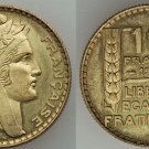 Rare France 1929 Aluminim Bronze 10 Francs Essai Turin-Liberty -BU