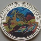 2000 Malta Large  Proof Color 100 Liras-Tropical Fish